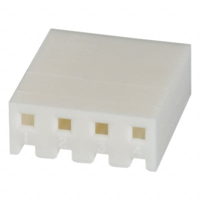 640251-4 by TE Connectivity AMP Connectors - CONNECTOR RECPT HSG 4POS 3.96MM