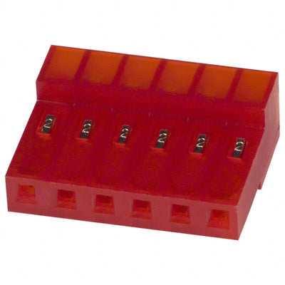 3-640433-6 by TE Connectivity AMP Connectors - CONNECTOR RECPT 6POS IDC 22AWG TIN