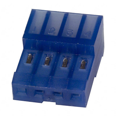 3-640442-4 by TE Connectivity AMP Connectors - CONNECTOR RECPT 4POS IDC 26AWG TIN