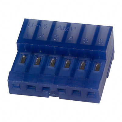 3-640442-6 by TE Connectivity AMP Connectors - CONNECTOR RECPT 6POS IDC 26AWG TIN