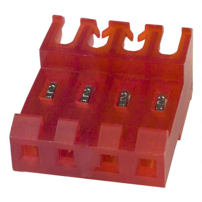 3-640601-4 by TE Connectivity AMP Connectors - CONNECTOR RECPT 4POS IDC 22AWG TIN