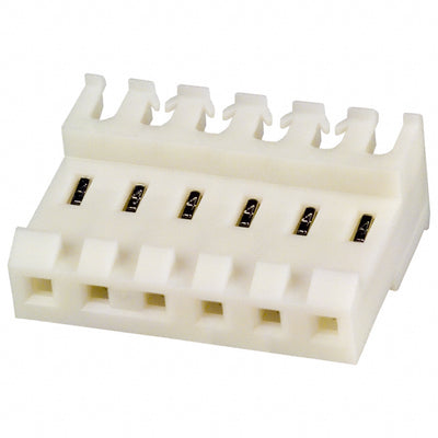 3-640602-6 by TE Connectivity AMP Connectors - CONNECTOR RECPT 6POS IDC 24AWG TIN