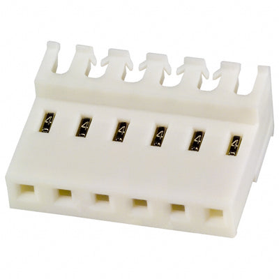 3-640607-6 by TE Connectivity AMP Connectors - CONNECTOR RECPT 6POS IDC 24AWG TIN
