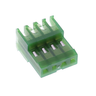 641201-4 by TE Connectivity AMP Connectors - 04P MTA100 CONN ASSY GRN 28AWG