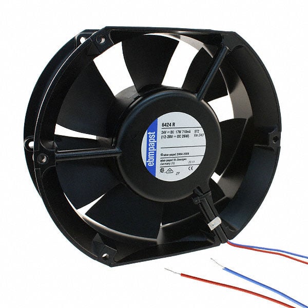 6424R-343 by ebm-papst Inc. - FAN AXL 171.5X50.8MM 24VDC TERM