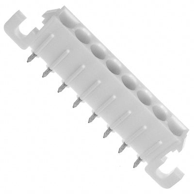 643236-1 by TE Connectivity AMP Connectors - CONNECTOR HDR 8POS 0.25 TIN PCB R/A