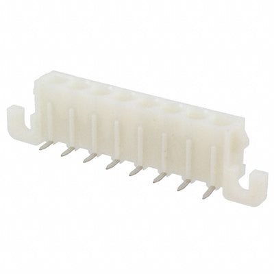 643237-1 by TE Connectivity AMP Connectors - CONNECTOR HDR 8POS 0.25 TIN PCB R/A