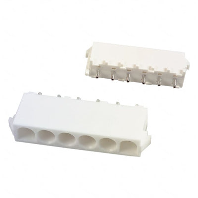 643408-1 by TE Connectivity AMP Connectors - CONNECTOR HEADER VERT 6POS 6.35MM