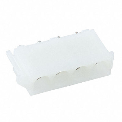 643415-1 by TE Connectivity AMP Connectors - CONNECTOR HDR 4POS 0.25 TIN PCB