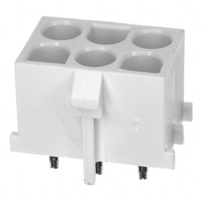 643424-1 by TE Connectivity AMP Connectors - CONNECTOR HDR 6POS 0.25 TIN PCB