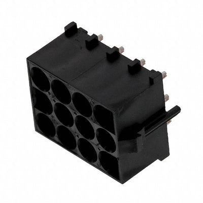 643428-3 by TE Connectivity AMP Connectors - CONNECTOR HDR 12POS 0.25 GOLD PCB