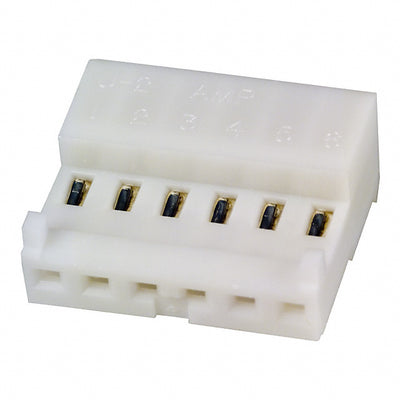 3-643814-6 by TE Connectivity AMP Connectors - CONNECTOR RECPT 6POS IDC 24AWG TIN