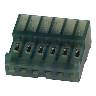 3-643816-6 by TE Connectivity AMP Connectors - CONNECTOR RECPT 6POS IDC 28AWG TIN