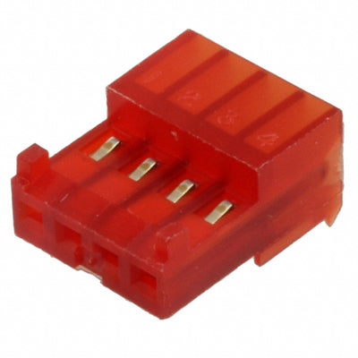 644042-4 by TE Connectivity AMP Connectors - CONNECTOR RECPT 4POS IDC 22AWG GOLD