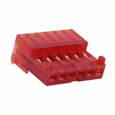 644042-6 by TE Connectivity AMP Connectors - CONNECTOR RECPT 6POS IDC 22AWG GOLD
