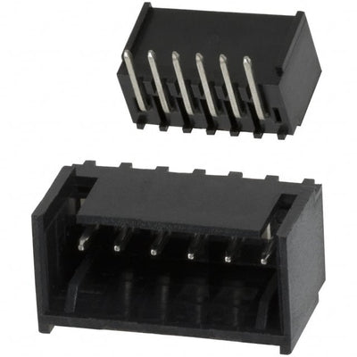 644803-6 by TE Connectivity AMP Connectors - CONNECTOR HEADER R/A 6POS 2.54MM