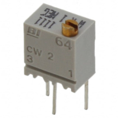 64WR100LF by TT Electronics/BI - TRIMMER 100 OHM 0.25W PC PIN TOP