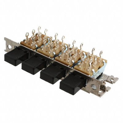 65041K206X by Switchcraft Inc. - PUSH SWITCH BUTTON DPDT 3A 125V