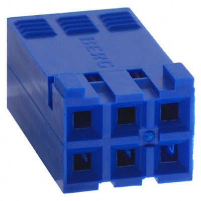 65239-003LF by Amphenol ICC (FCI) - CONNECTOR RECPT HSG 6POS 2.54MM