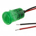 6531204103F by Dialight - 1/2"" FLT SNAP GN 24VDC W/LEADS