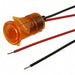 6531304103F by Dialight - 1/2"" FLT SNAP YW 24VDC W/LEADS
