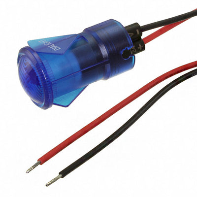6531404103F by Dialight - 1/2"" FLT SNAP BL 24VDC W/LEADS