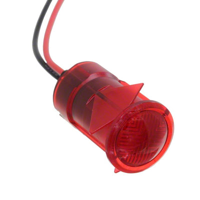 6541103103F by Dialight - 1/2"" FLT SNAP RD 12VDC W/LEADS