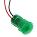 6541203103F by Dialight - 1/2"" FLT SNAP GN 12VDC W/LEADS