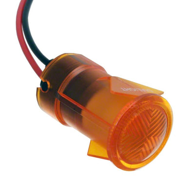 6541304103F by Dialight - 1/2"" FLT SNAP YW 24VDC W/LEADS