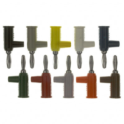 6545 by Pomona Electronics - CONNECTOR BAN PLG STACK SLDRLESS 10PC