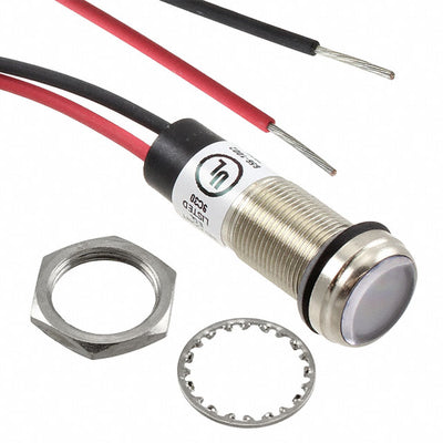 6561002303F by Dialight - 1/2"" FLT WHT 5VDC W/LEAD