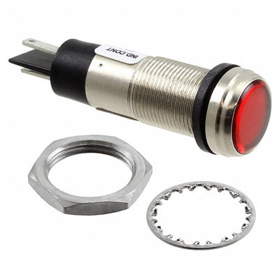 656110A304F by Dialight - 1/2"" FLT RED 48VDC W/TERMS
