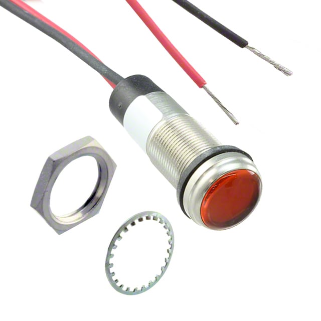 6561356203F by Dialight - PANEL IND 28V 1/2"" FLT OR W/LEAD