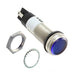 6561406304F by Dialight - LED 1/2"" FLAT BLUE 28VDC TERM