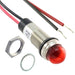 6563106303F by Dialight - LED 1/2"" DOME RED 28VDC LEAD