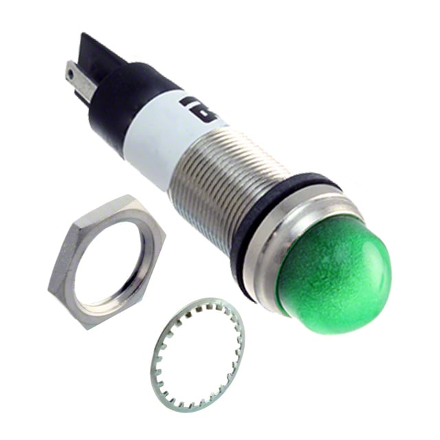 6563206304F by Dialight - LED 1/2"" DOME GRN 28VDC TERM