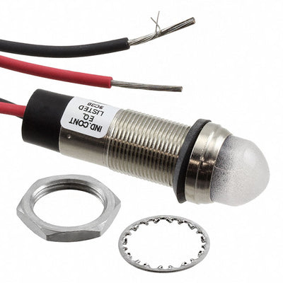 6563323303F by Dialight - 1/2"" DOM Y/G 12VDC W/LEAD