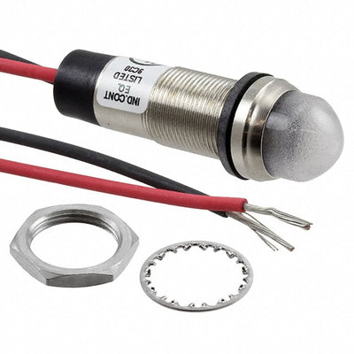 6563324303F by Dialight - 1/2"" DOM Y/G 24VDC W/LEAD