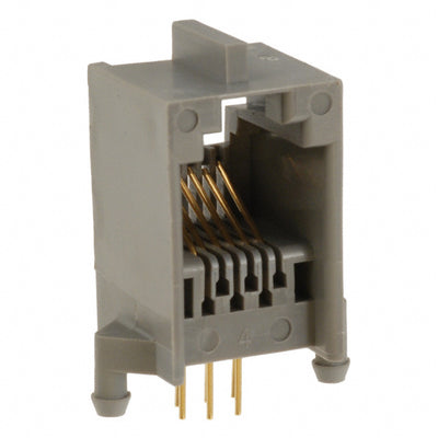 66011-002LF by Amphenol ICC (FCI) - CONNECTOR MOD JACK 6P6C R/A UNSHLD