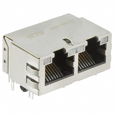6610005-6 by TRP Connector B.V. - CONNECTOR JACK 2PORT 1000 BASE-T