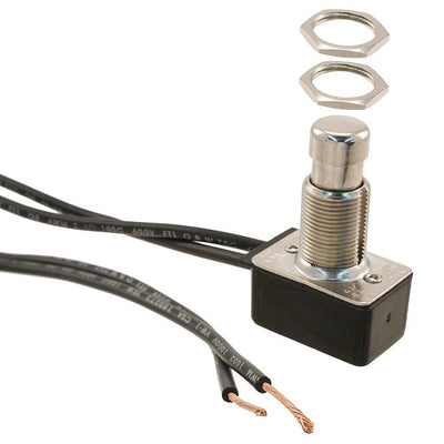 6611 by Electroswitch - PUSH SWITCH SPST 10A 125V