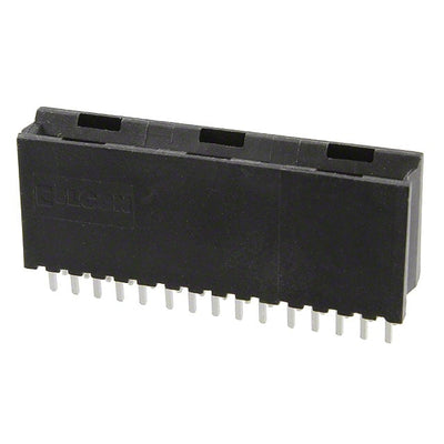 6650384-3 by TE Connectivity AMP Connectors - CONNECTOR EDGE DUAL FMALE 6POS 0.508