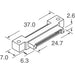 PM1F050NSA by JAE Electronics - CONNECTOR RECPT 50POS R/A GOLD