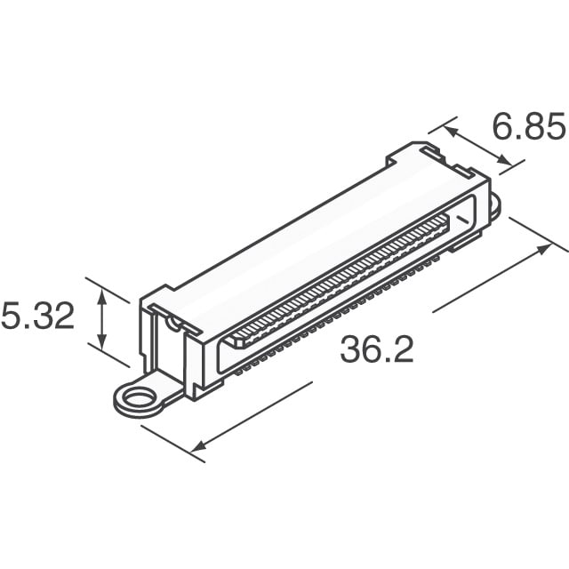PM1M050HDAR1000 by JAE Electronics - CONNECTOR PLUG 50POS R/A SMD GOLD