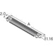 FI-J40S-VF15N-R3000 by JAE Electronics - CONNECTOR RECPT 40POS 0.016 GOLD SMD