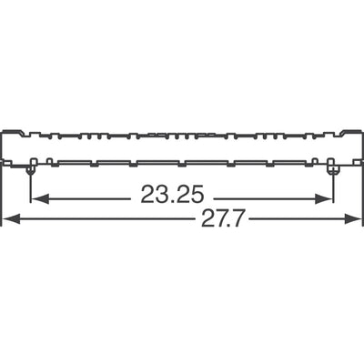 FI-TD44SB-LE-R1500 by JAE Electronics - CONNECTOR RECPT 44POS 0.05 GOLD SMD