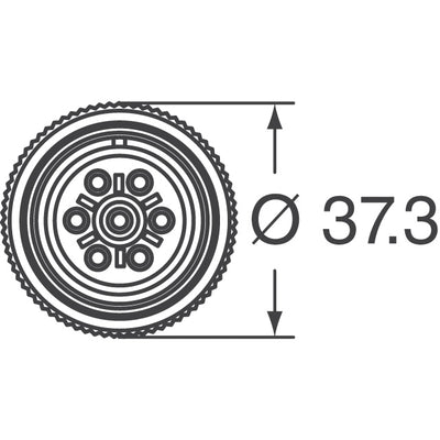 JL04V-8A20-15SE-EB-R by JAE Electronics - CONNECTOR PLUG FMALE 7P SOLDER CUP