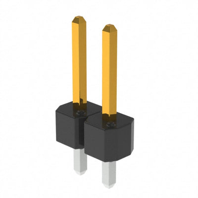 68000-102HALF by Amphenol ICC (FCI) - CONNECTOR HEADER VERT 2POS 2.54MM