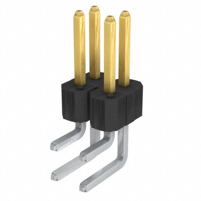 68020-204HLF by Amphenol ICC (FCI) - CONNECTOR HEADER R/A 4POS 2.54MM