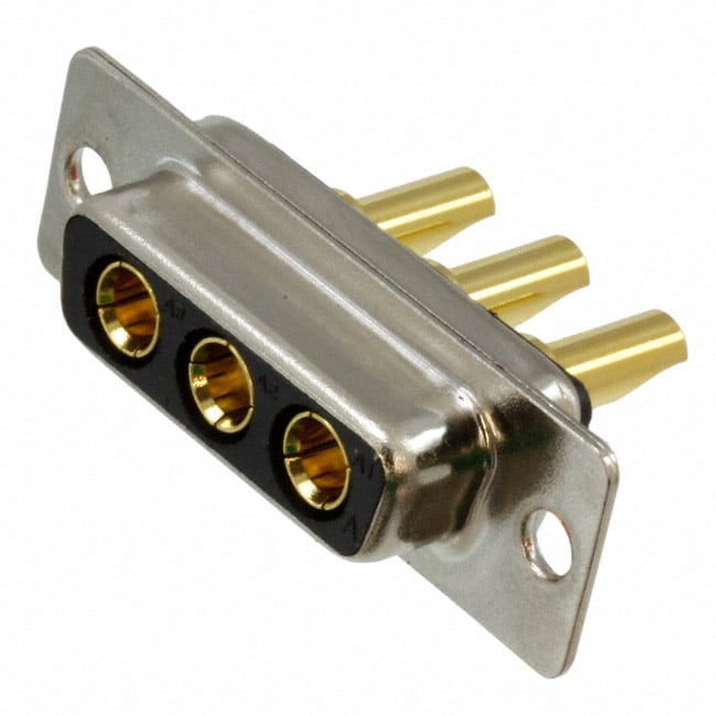 680S3W3203L201 by NorComp Inc. - CONNECTOR D-SUB RCPT 3POS PNL MNT
